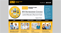 Desktop Screenshot of ctleaguefornursing.org