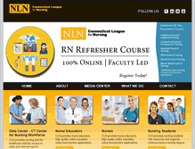 Tablet Screenshot of ctleaguefornursing.org